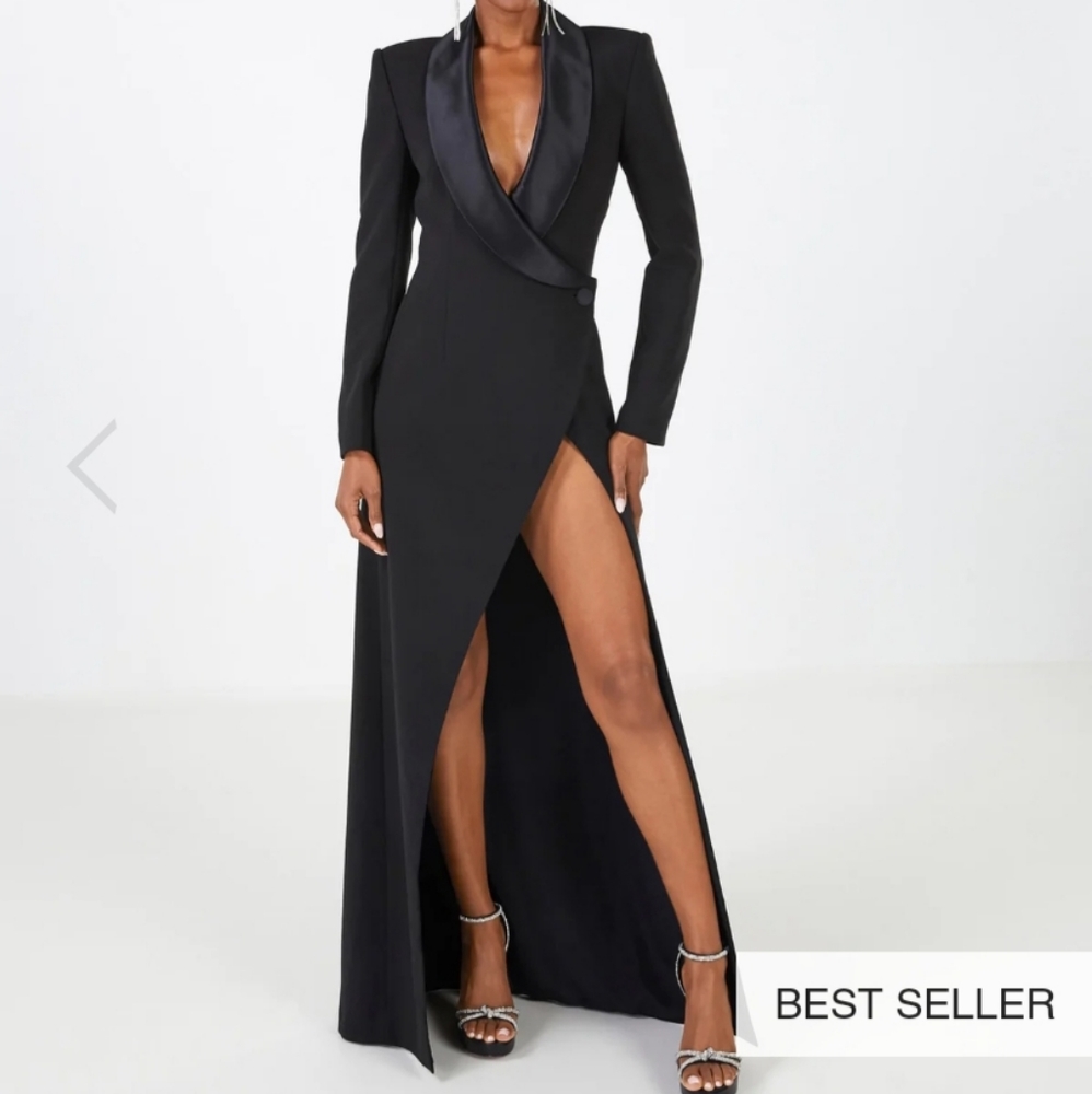 BCBG LUCIANO TUXEDO GOWN